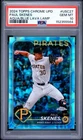 2024 Topps Chrome Update Rookie Debut Paul Skenes Blue Lava /175 PSA 10 RC SP