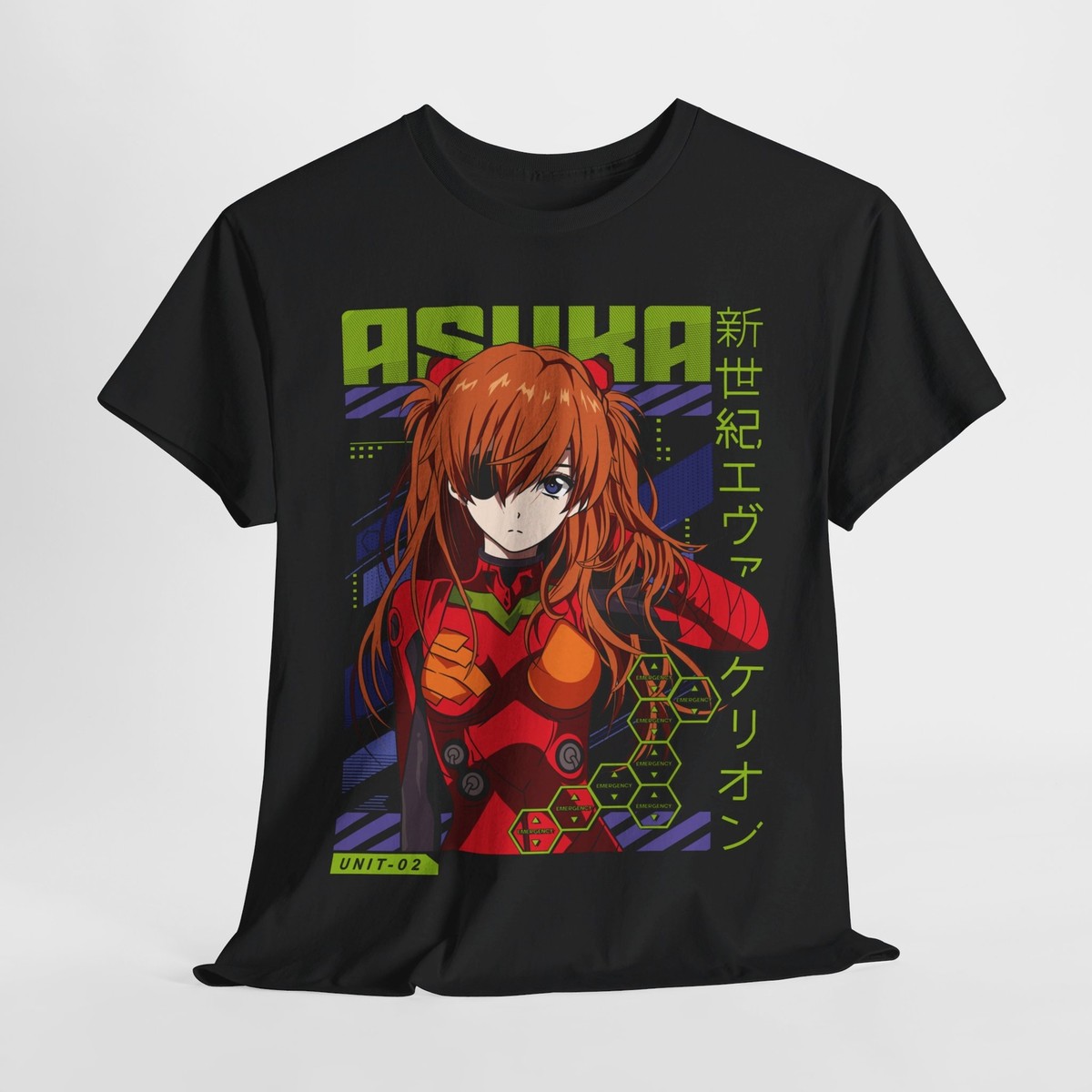 EVANGELION × GEEKS RULE T SHIRT vol.02 Geeks Rule Neon Genesis Evangelion T-Shirt 02 Black Size M