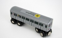 Munipals Wooden Railway Nyc Subway Car R on sale Munipals Wooden Railway Nyc Subway Car R on sale