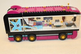 LEGO Friends Pop Star Tour Bus 41106 No Box or Manual Looks Complete
