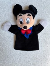Vintage Walt Disney Mickey Mouse Puppet red bowtie with free shipping
