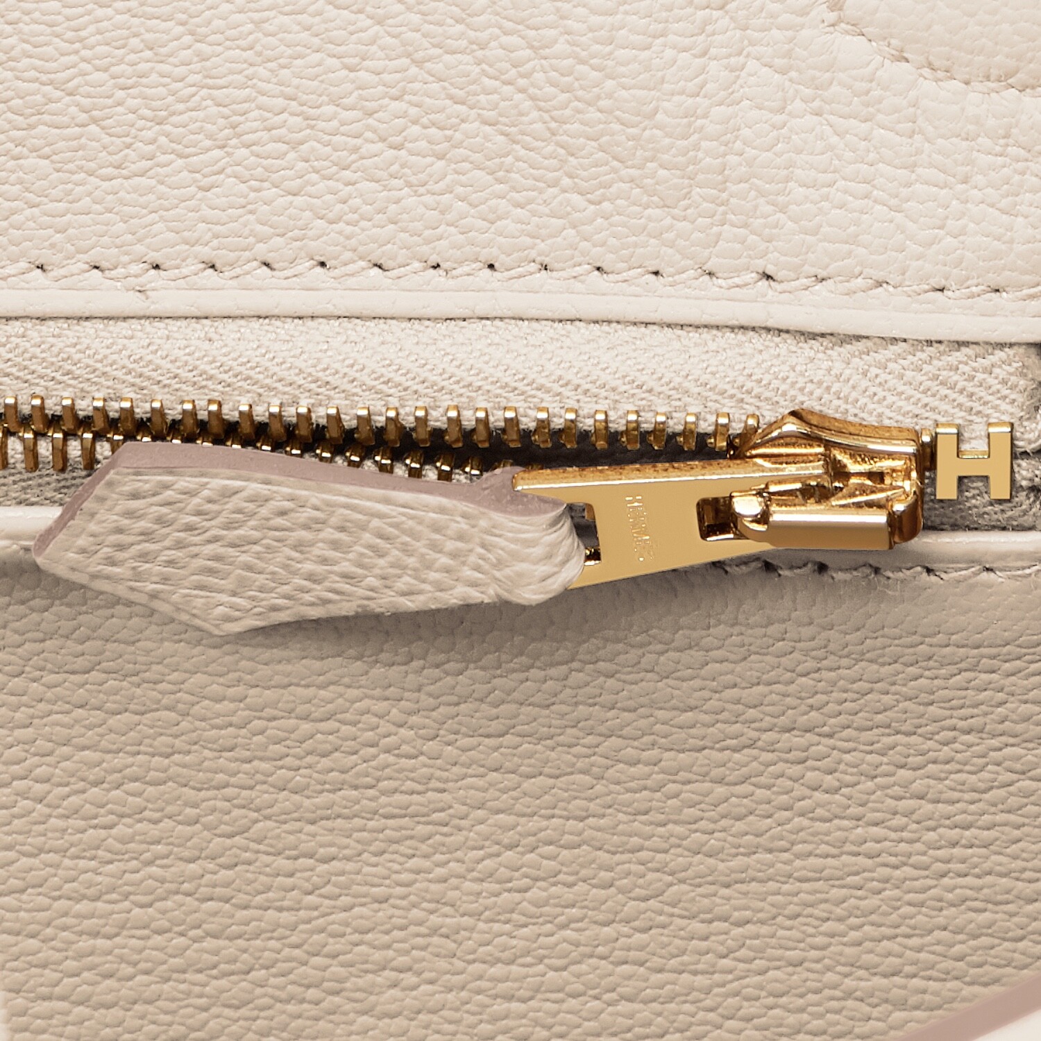 Hermes Birkin 25cm Sellier Craie Off White Cream Epsom Gold image 9