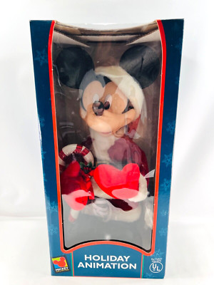 VTG Santa's Best Holiday Animation 1997 Xmas Mickey Mouse Unlimited 18'' - NEW!