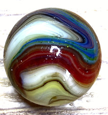 DAS/CHAMPION/WV/JABO BEAUTIFUL COLORS AVENTURINE VEINS SWIRLED SHOOTER .68" M575