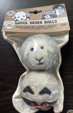 Animal Face 100%Wool Dryer Balls-Reuseable-EcoFriendly