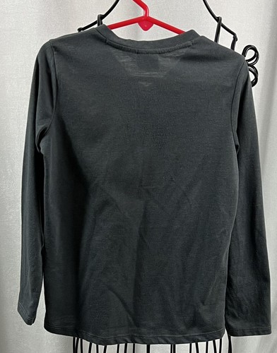 Puma Gray Graphic Pullover Long Sleeve T-Shirt Girls Size 6X - Picture 2 of 2