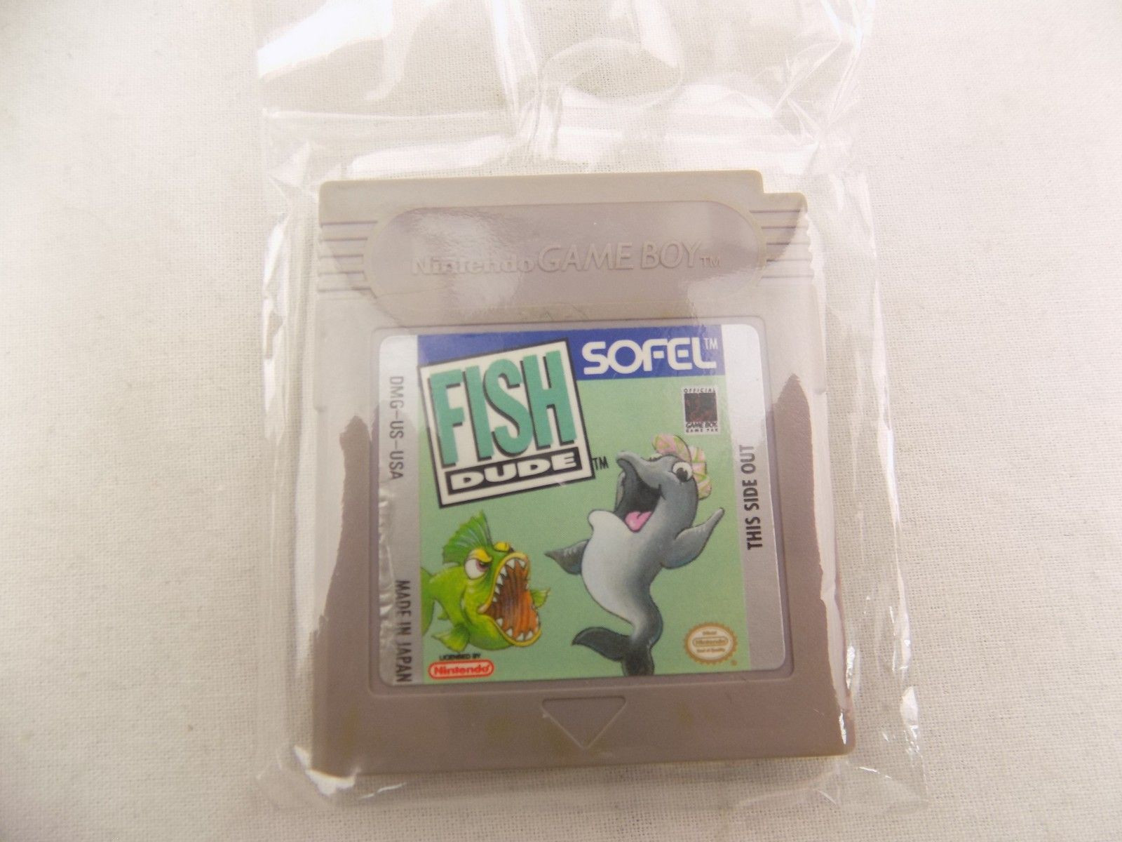 Gameboy  Game Boy Fish Dude Grade B