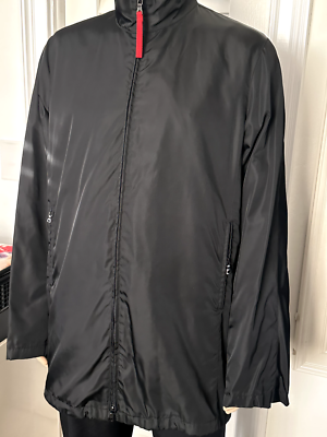 Vintage Prada Black Nylon Raincoat. Size L (52) | eBay