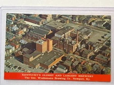 Vintage Postcard Geo. Wiedemann Brewing Co Newport KY w/Protective Sleeve
