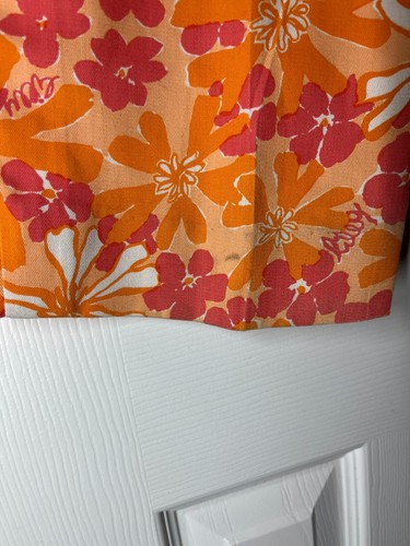 Vintage Lilly Pulitzer Men's Stuff Orange Floral Print Pants - Picture 5 of 8