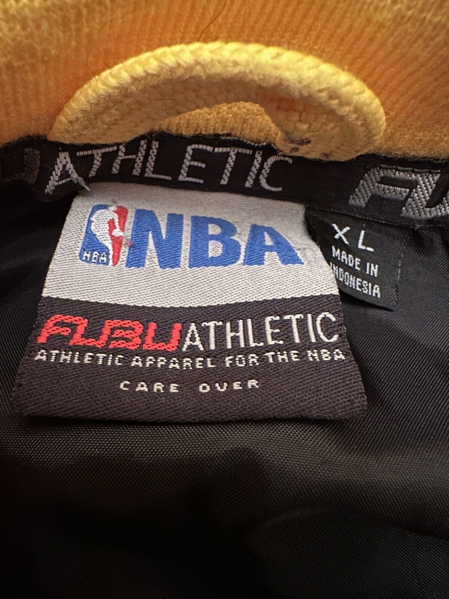 Vintage 90's FUBU NBA Athletics Track Suit Black/Yellow Mens XL