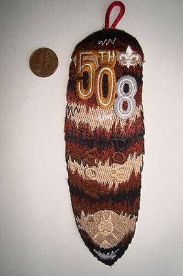 OA TU CUBIN NOONIE 508 UTAH NATL PARKS PATCH 50TH ANN POW WOW FEATHER FLAP