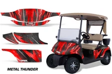 Golf Cart Graphics Decals Stickers for E-Z-GO TXT 1994-2013 METALTHUNDER R