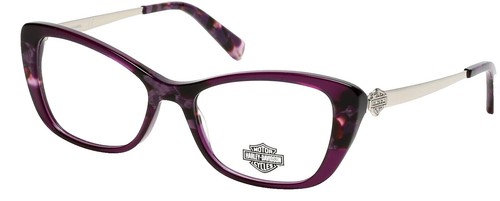 Harley Davidson HD0540 082 Purple Metal Eyeglasses Frame 56  display picture 2