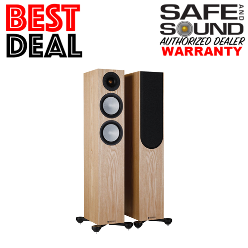 MONITOR AUDIO SILVER 200 7G FLOOR STANDING SPEAKERS (PAIR) ASH | eBay