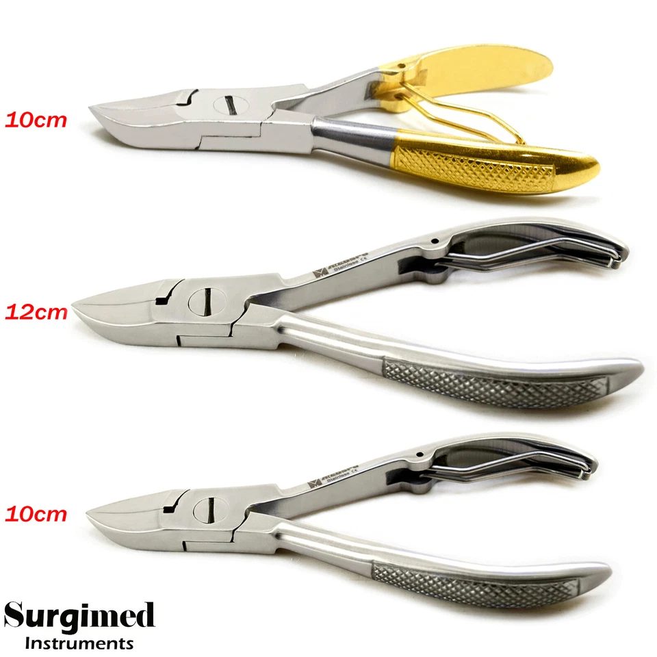 MEDSPO Profi Nagelzange Maniküre Pediküre Fußnagelzange für dicke Fußnägel Nagelschere
