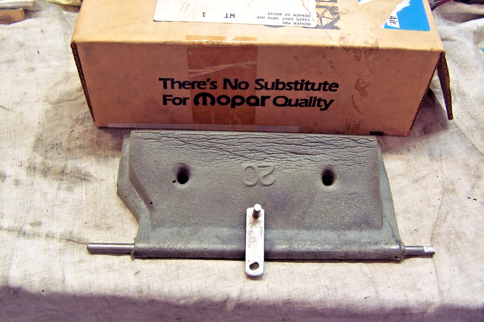 OE MOPAR# 5210395 A/C BLEND DOOR 1989-91 CHRYLER TC MASERATI N/O/S