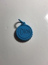 Dior Zipper Pull Button Charm Rare Bottle Cap