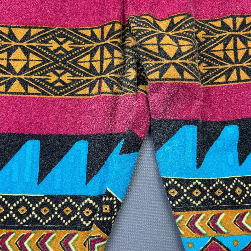 Леггинсы женские LuLaRoe размер XS разноцветные богемный племенной принт мягкие эластичные для йоги - Изображение 3 из 4