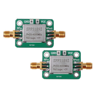 2-tlg LNA 50-4000 MHz SPF5189 RF Low Noise FM Amplifier Signal Receiver NF 0.6dB