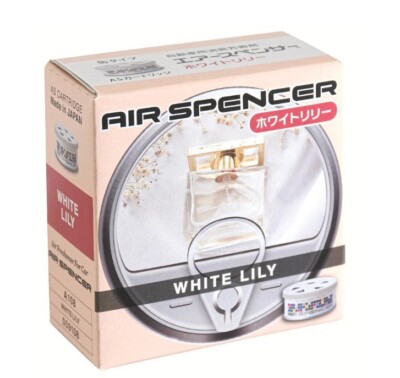 Eikosha Air Spencer Car Freshener As Cartridge SCENT Genuine - A108 White Lily