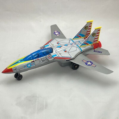 Vintage Son Ai Toys F-14A TQMCAT JET FIGHTER Battery-Operated Toy Plane Untested
