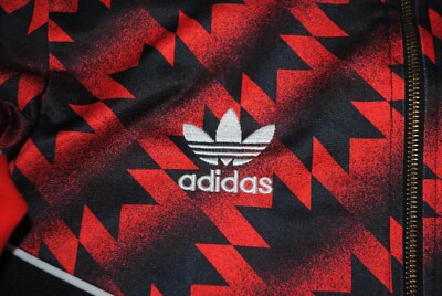 adidas gazelle silver green womens adidas Originals Manchester United Superstar Track Top Red Black