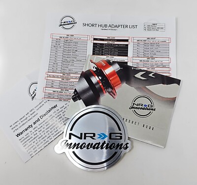 NRG Innovations NRG-SRK-110H Racing Steering Wheel Quick Release Hub Adapter - View #4
