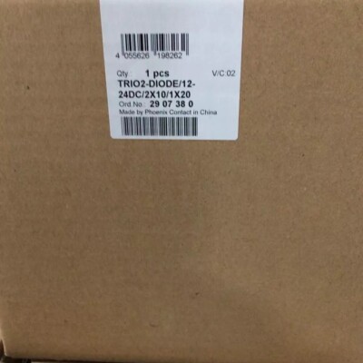 Phoenix 2907380 TRIO2-dIODE/12-24DC/2X10/1X20 UPS shipping