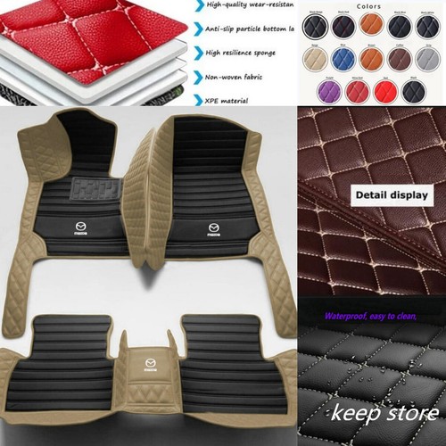 For Mazda 3 5 6 Auto Carpets Auto Liner Pads Waterproof Car Floor Mats Custom - Picture 9 of 35