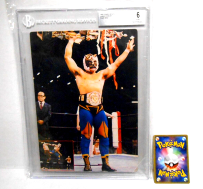 BGS JUMBO 1983 Japanese Cosmos Tiger Mask Wrestling Card Hulk