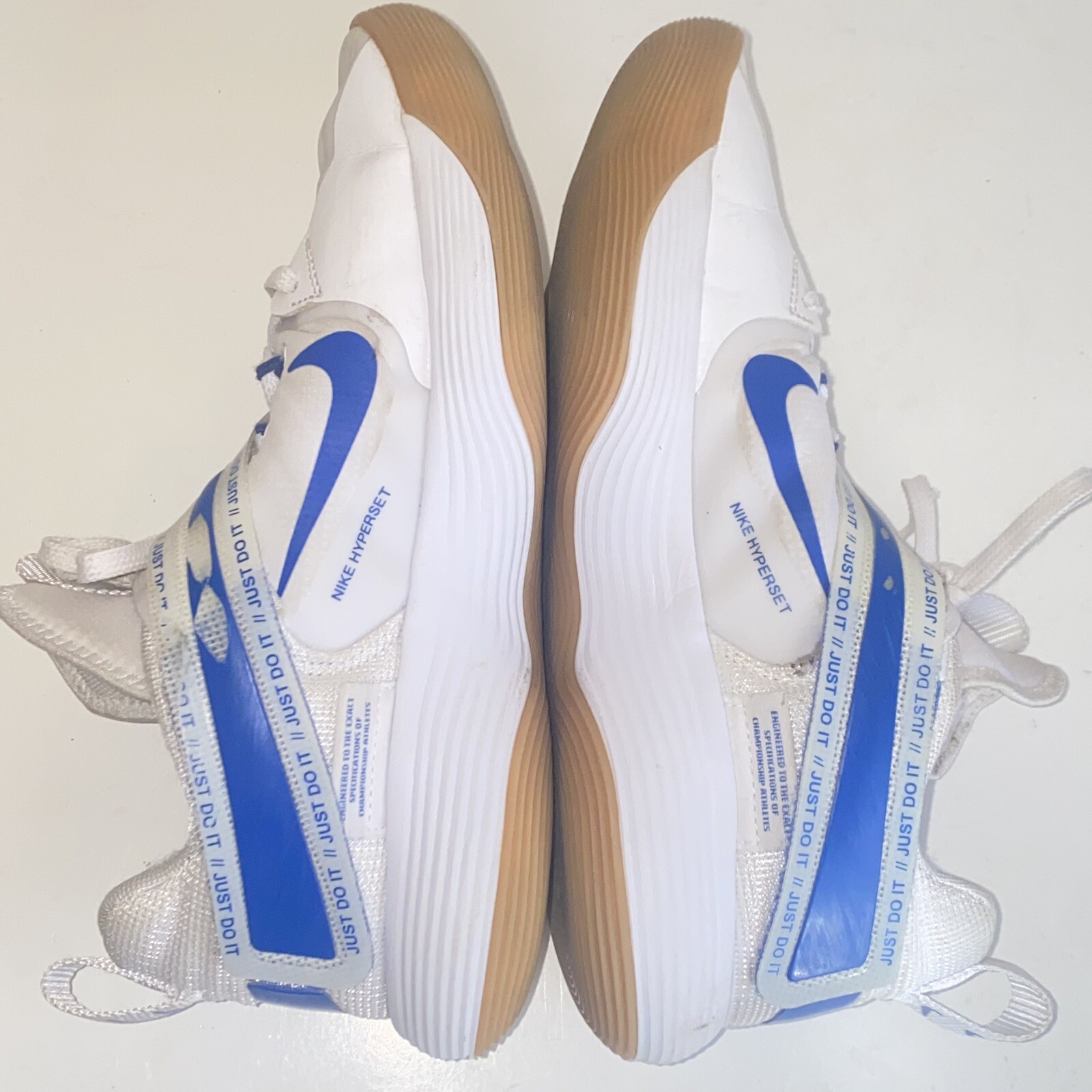 Nike React Hyperset Blue & White with Gum Sole Volley… Gem