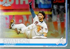 2019 TOPPS CHROME #169  Dansby Swanson Atlanta Braves