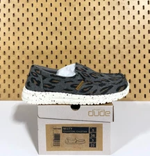 Hey Dude Women’s Misty Charcoal Cheetah US 5 EU 36