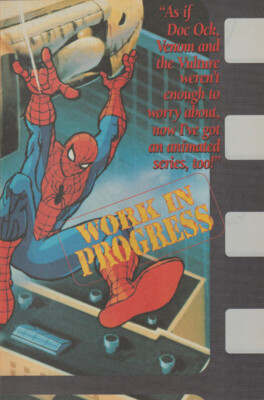 Spider-Man Work in Progress (1994) #   1 (8.0-VF) Leaflet, Animation Cell 1994