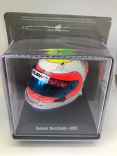 MINI CASCO RUBENS BARRICHELLO 2009 MERCEDES BRAWN FORMULA 1 (SCALA 1:5)
