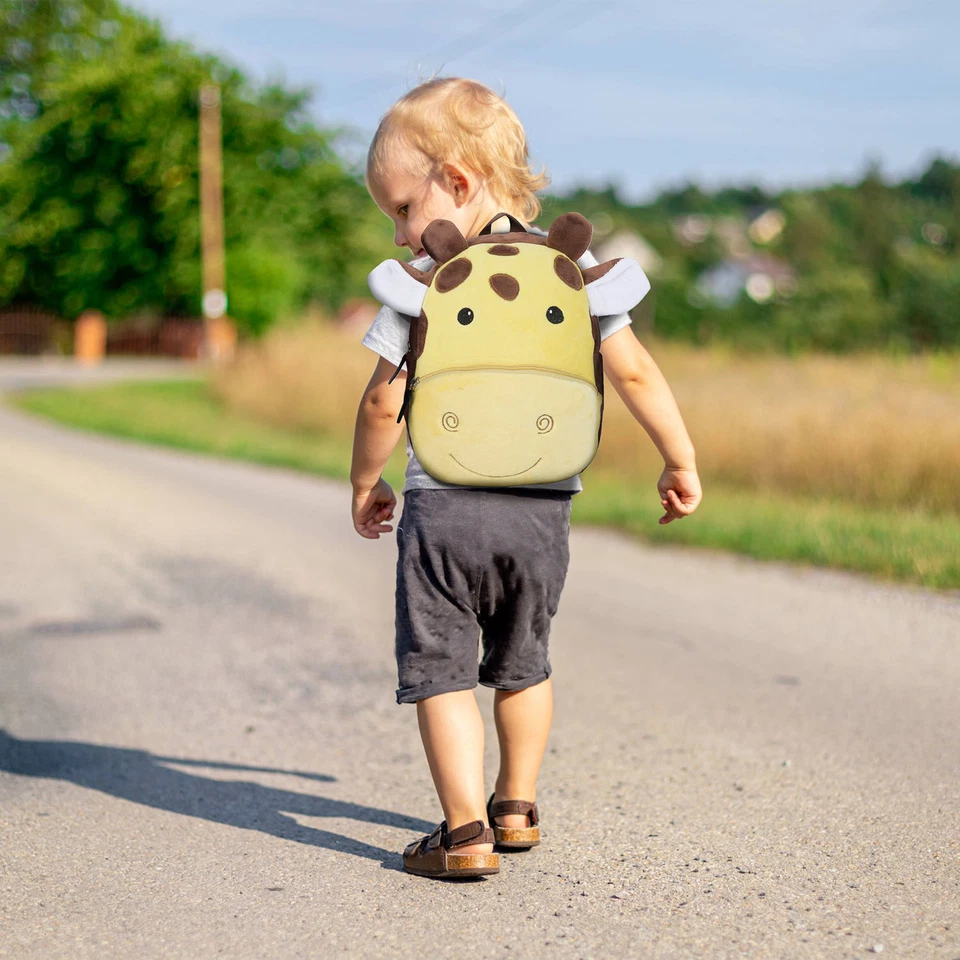 Kinderrucksack Kindergarten Kinder Rucksack für Kleinkinder mit Sicherheitsgurt - Bild 2 von 4
