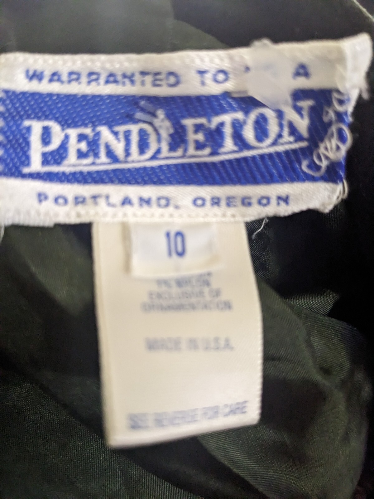 Pendleton Multicolor Plaid Wool Blend Blazer W/ V… - image 3