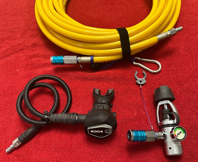 #ad Hookah Scuba diving 1st and 2nd stage Hog w pressure gauge 25#x27; JUST ADD A TANK $399.95