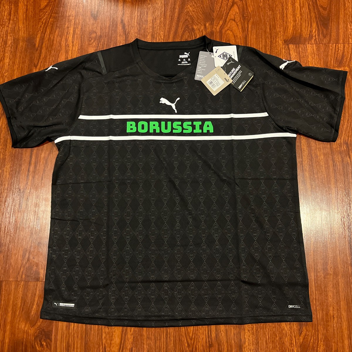 Puma Mönchengladbach XXL ボルシアMG 2021-22 Puma Borussia Monchengladbach Men's Third Soccer Jersey