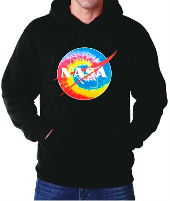 Hoodie NASA Tie Dye Print Hooded Sweatshirt