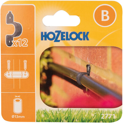 #ad Hozelock 100 001 340 2771 Muro Clip 13mm Confezione 12 EUR 12.41