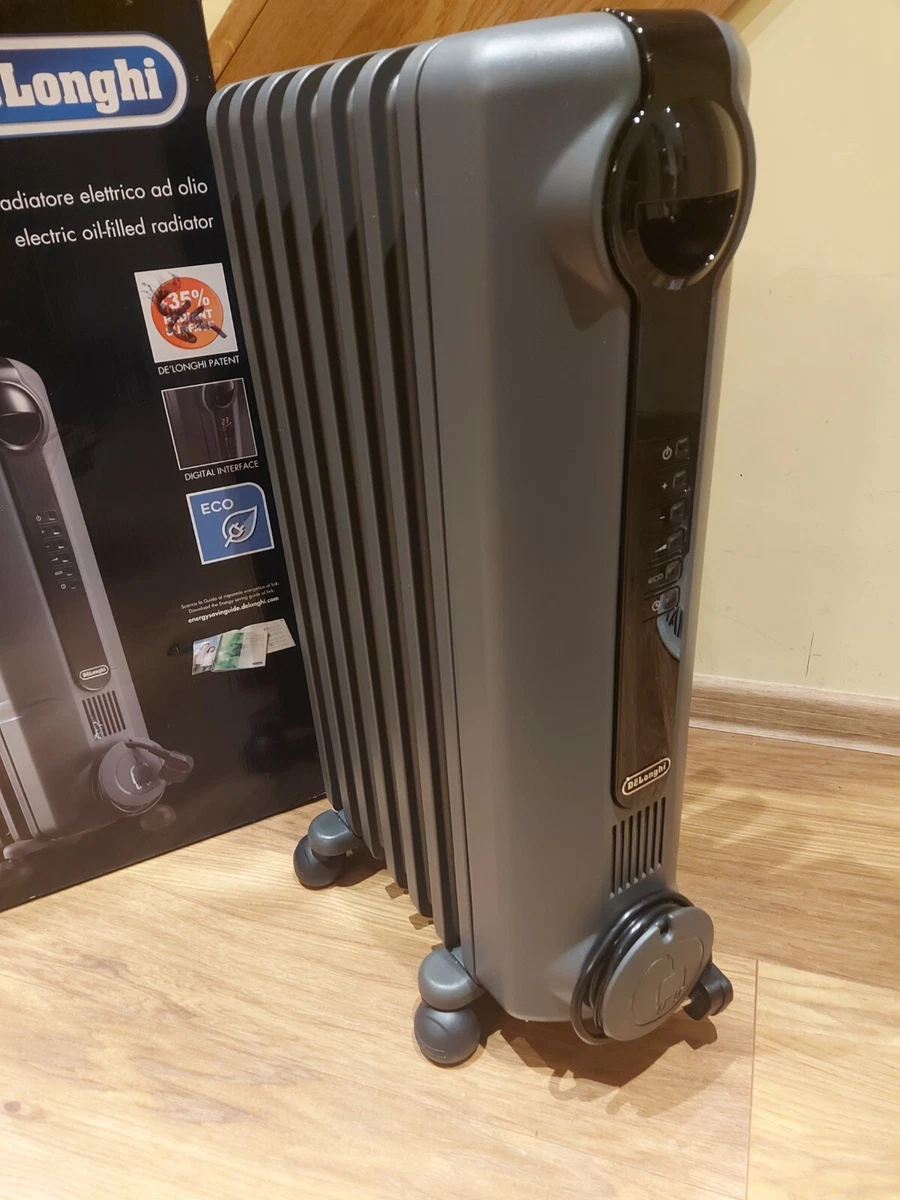 DeLonghi Radia S 1.5kW Oil Filled Radiator Grey TRRS0715E.G | eBay