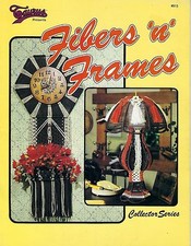 Vintage Macrame Lamp Patterns in Fibers 'N' Frames 913 Craft Book Instructions