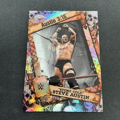 2026 Topps Chrome WWE Stone Cold Steve Austin Refractor 30 Years