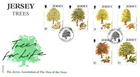 1997 JERSEY -  TREES FDC FROM COLLECTION V10
