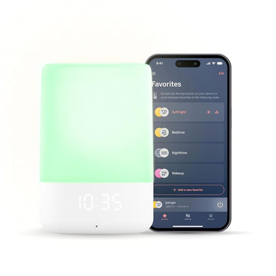 Sound and Light Smart Baby Night Light and Sound Machine | Audio Monitor | Cry D