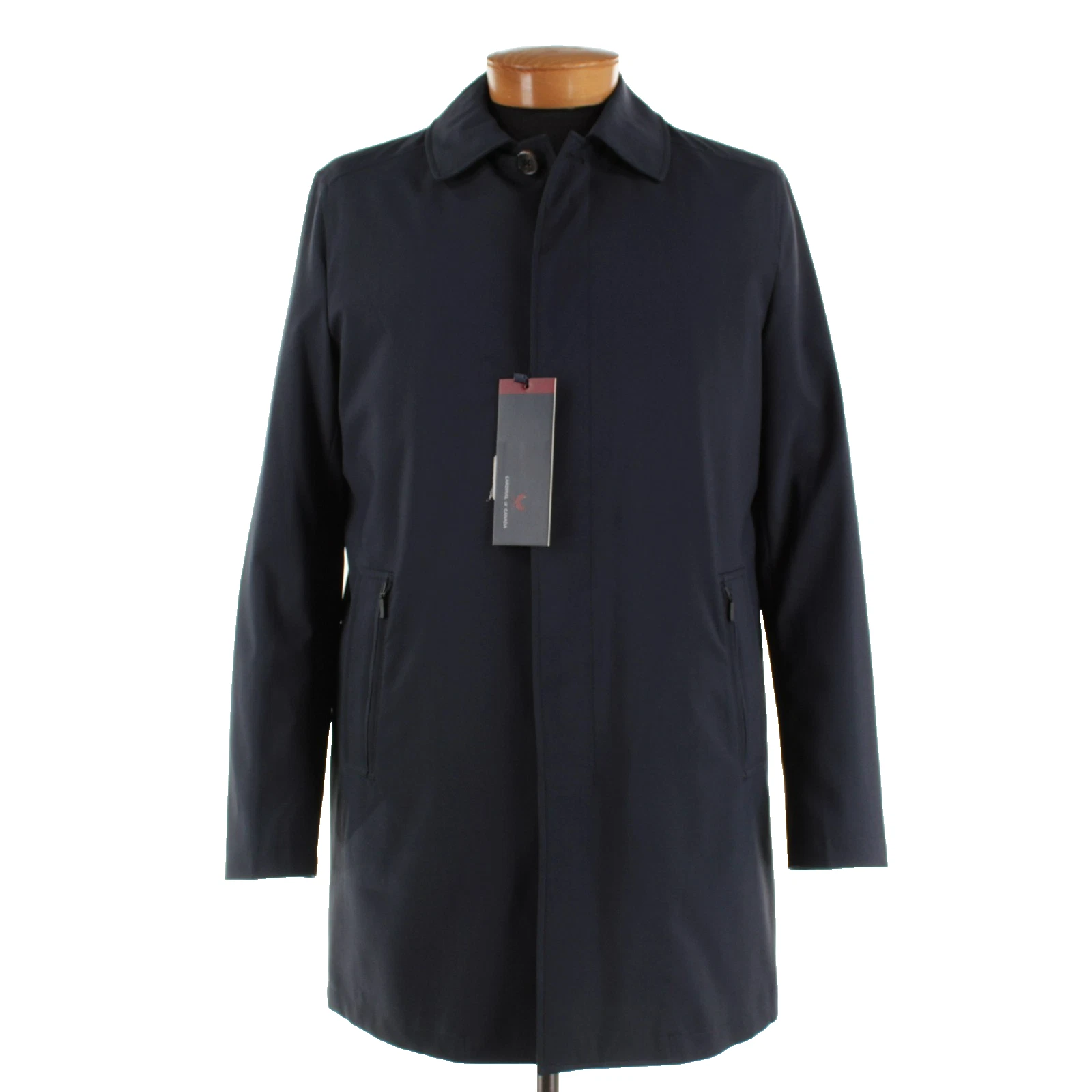 Cardinal of Canada NWT Polyester Rain Coat Size 40R (Medium) US In Solid Blue