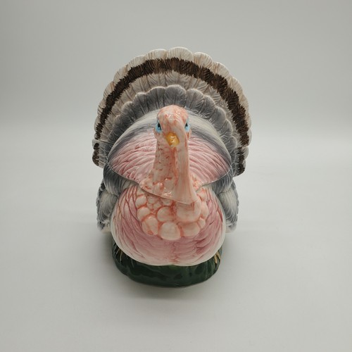 Vintage Ron Gordon Multicolored Ceramic Turkey Jar/ Gravy Boat - Picture 2 of 10