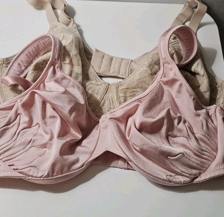 3 sutiãs Bali 38C One Smooth U Live It Up e renda de algodão DF7590, 3353, 0084 - Imagem 4 de 4